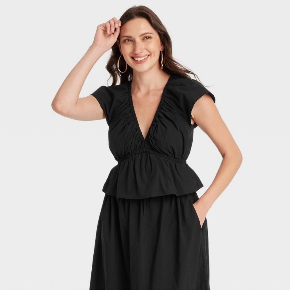 Women's Flutter Short Sleeve Blouse